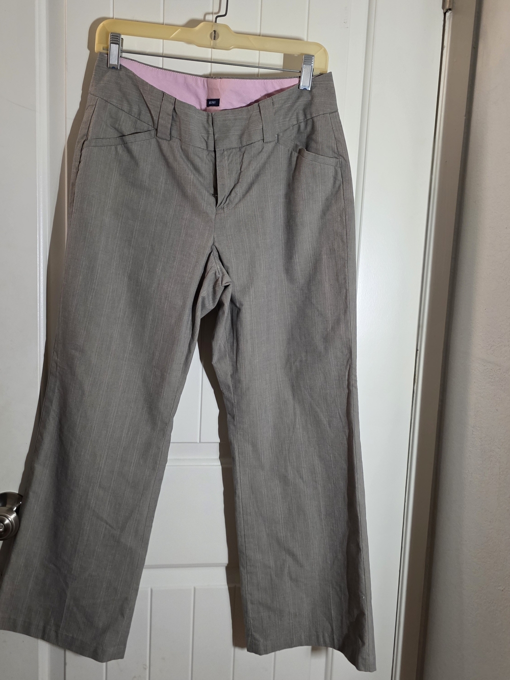 GAP Gray Dress Pants with Pink Waistband